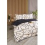 ETE HOMETEX ÇİFT KİŞİLİK LÜX WELSOFT YORGAN SETİ 195X215CM EFEKT ANTRASİT 8696474231963
